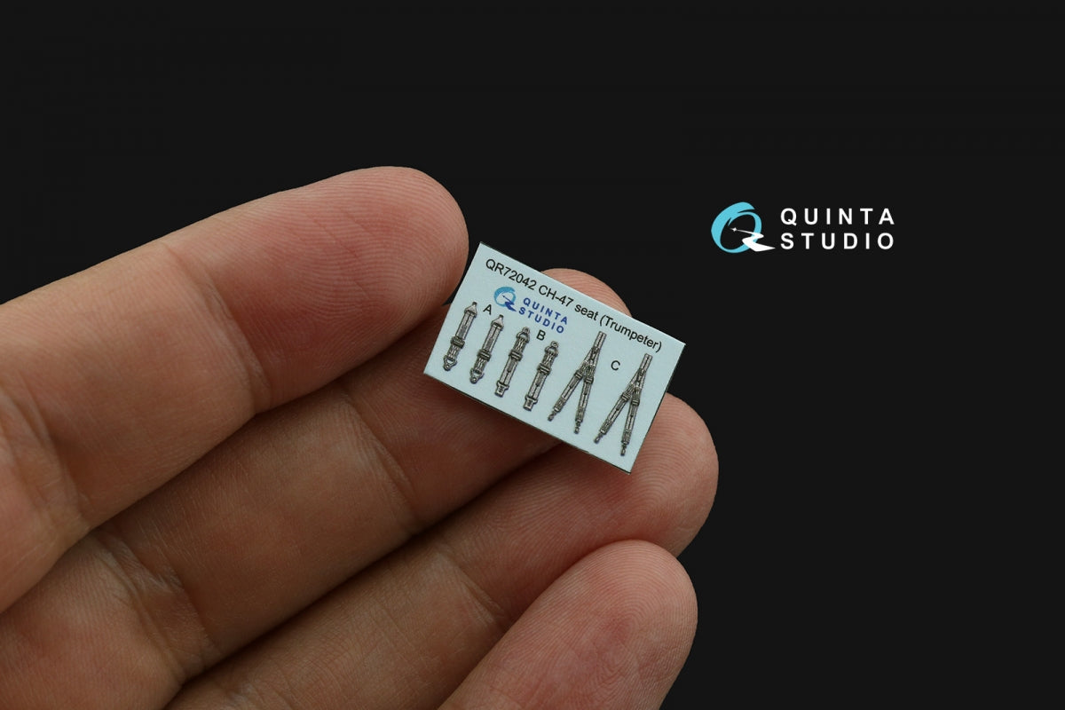 Quinta Studio QD72175 CH-47D 3D-Printed coloured Interior on decal paper (Trumpeter) 1/72 – zdjęcie 7