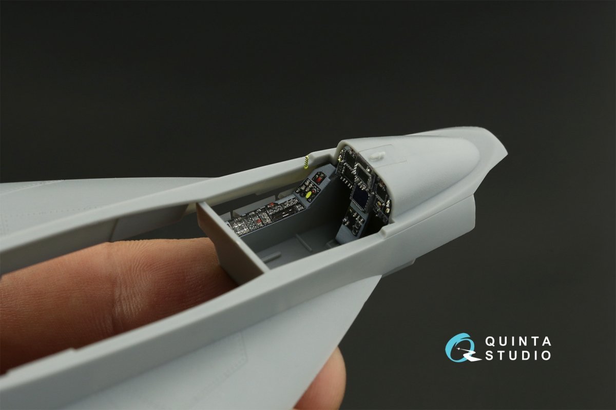 Quinta Studio QDS-48259 F/A-18E 3D-Printed &amp;amp; coloured Interior on decal paper (HobbyBoss) (small version) 1/48 – immagine 12