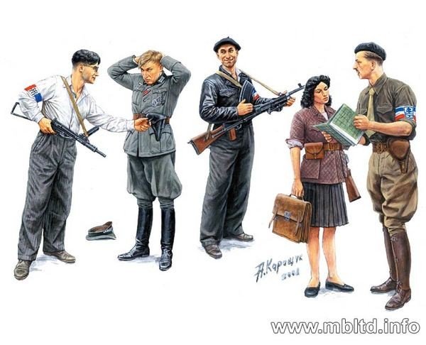 Master Box 3551 Maquis, French Resistance 1/35 – zdjęcie 2