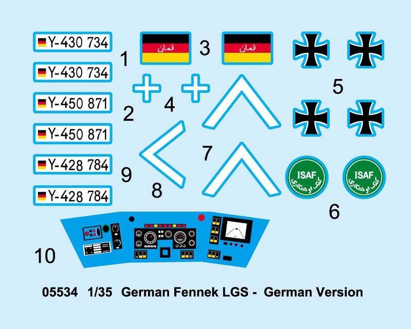 Trumpeter 05534 German Fennek LGS GERMAN version 1/35 – immagine 3