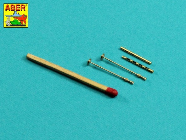 Aber A32019 Set of 2 barrels for British Browning .303 aircraft machine guns with flash hiders 1/32 – imagen 4