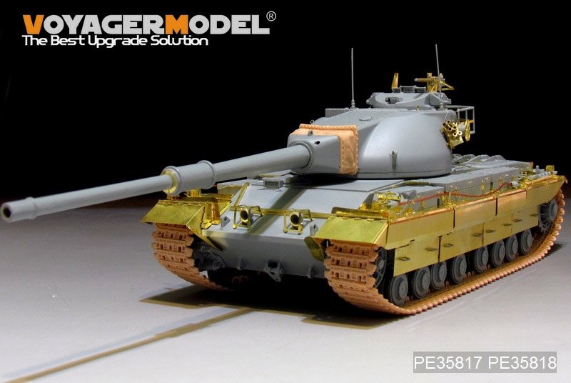 Voyager Model PEA386 British Conqueror MK.II Heavy Tank MK2 Track covers (For DRAGON 3555) 1/35 – immagine 2