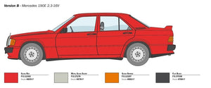 Italeri 3624 Mercedes 190 E 2.3 16V 1/24 – immagine 5