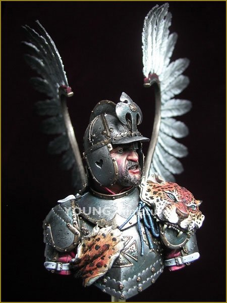 Young Miniatures YH1831 Polish Winged Hussar 17th Centry 1/10 – Bild 2