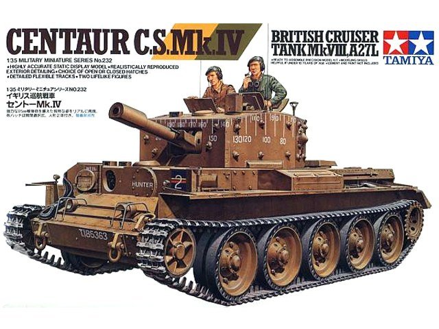 Tamiya 35232 Centaur C.S. Mk.IV British Cruiser Tank Mk.VIII, A27L 1/35