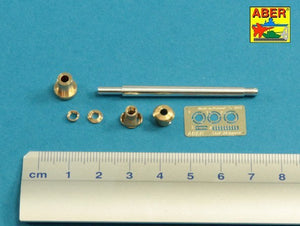 Aber 35L-059n German StuK.40 L/48 7,5 cm Barrel with middle muzzle brake for Stug.III, Ausf G - middle model 1/35 – Bild 2