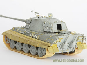 E.T. Model E72-004 WWII German KING TIGER (Henschel Turret) For DRAGON 7240 1/72 – immagine 3