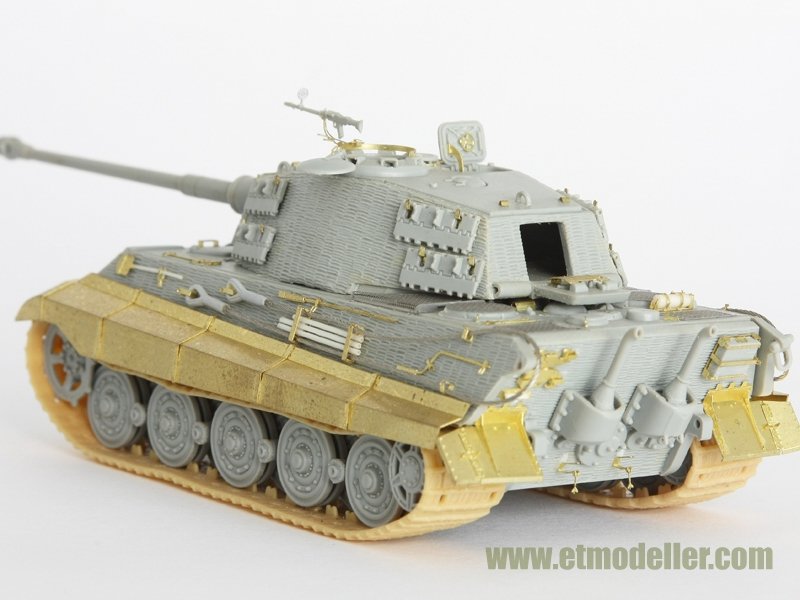 E.T. Model E72-004 WWII German KING TIGER (Henschel Turret) For DRAGON 7240 1/72 – immagine 3