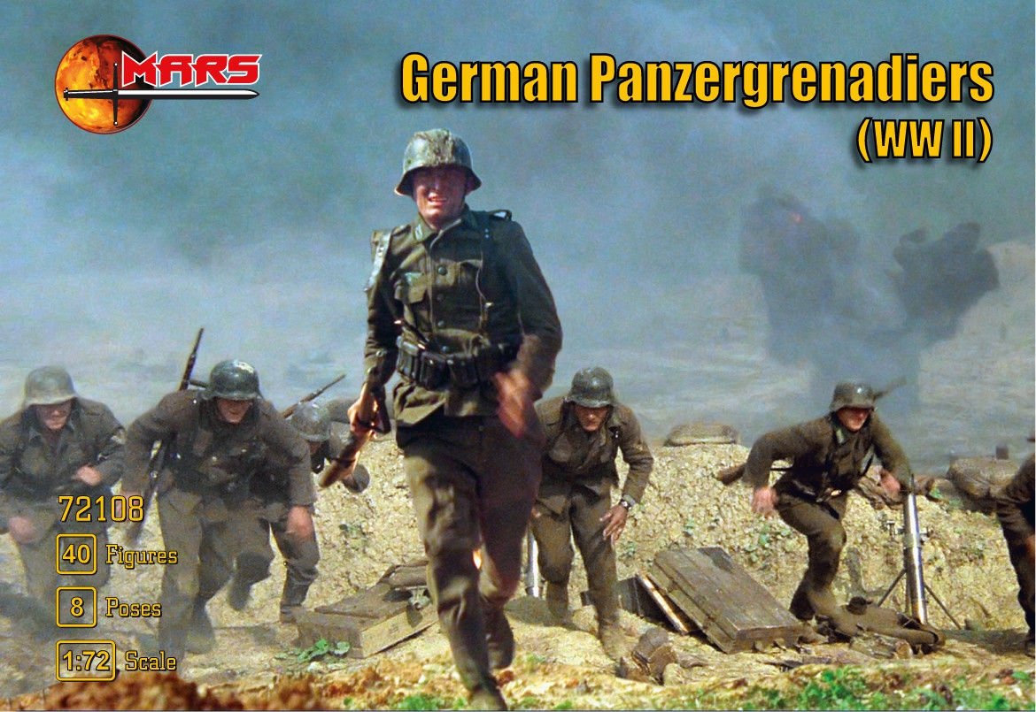 Mars 72108 German Panzergrenadiers (WWII) 1/72
