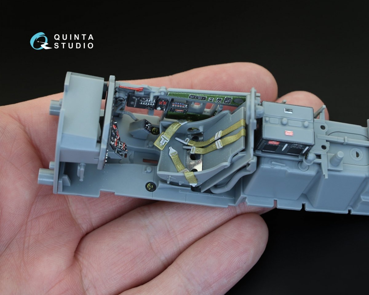 Quinta Studio QD32005 P-51D (Early) 3D-Printed &amp;amp; coloured Interior on decal paper (for Tamiya kit) 1/32 – immagine 8
