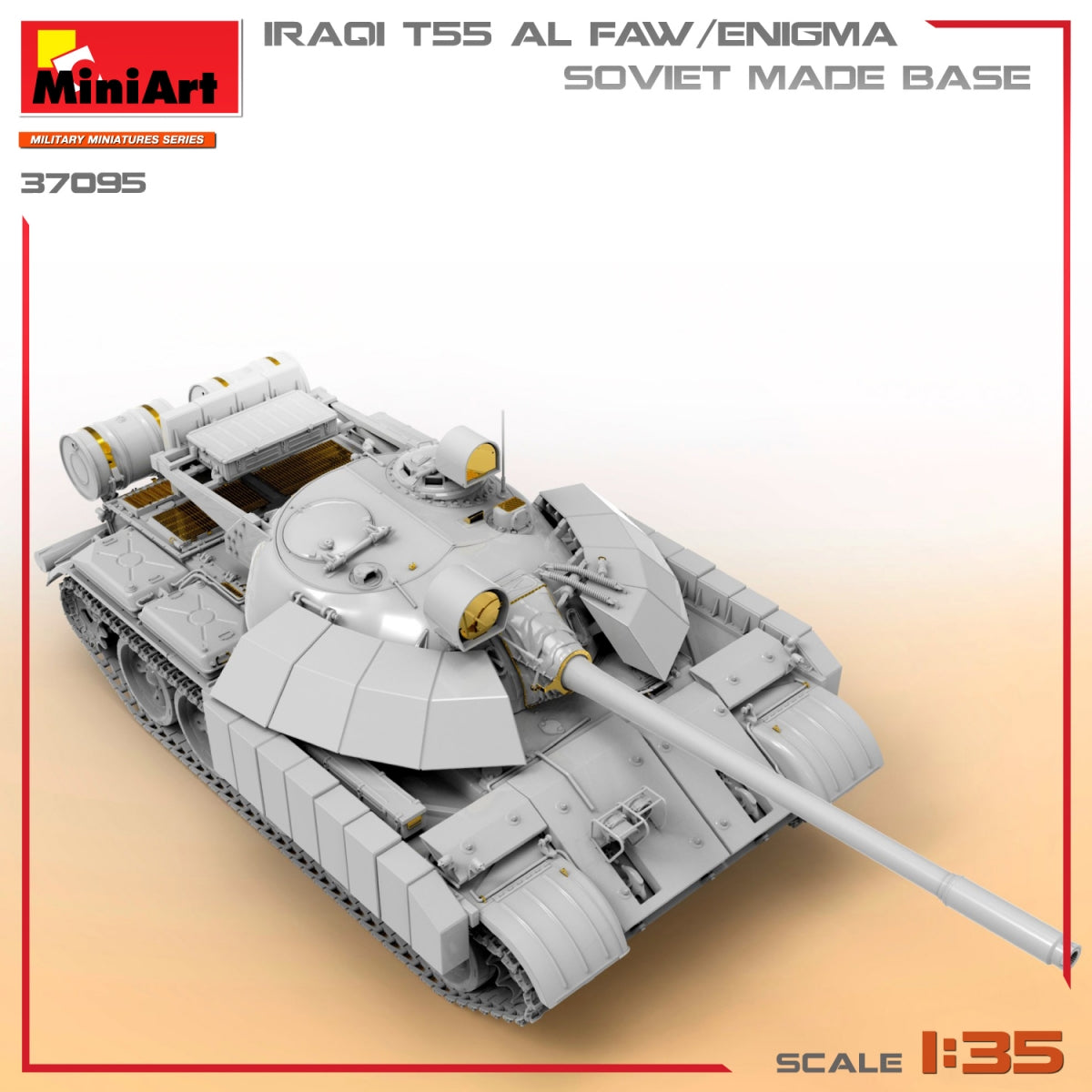 MiniArt 37095 IRAQI T-55 AL FAW/ENIGMA. SOVIET MADE BASE 1/35 – immagine 10