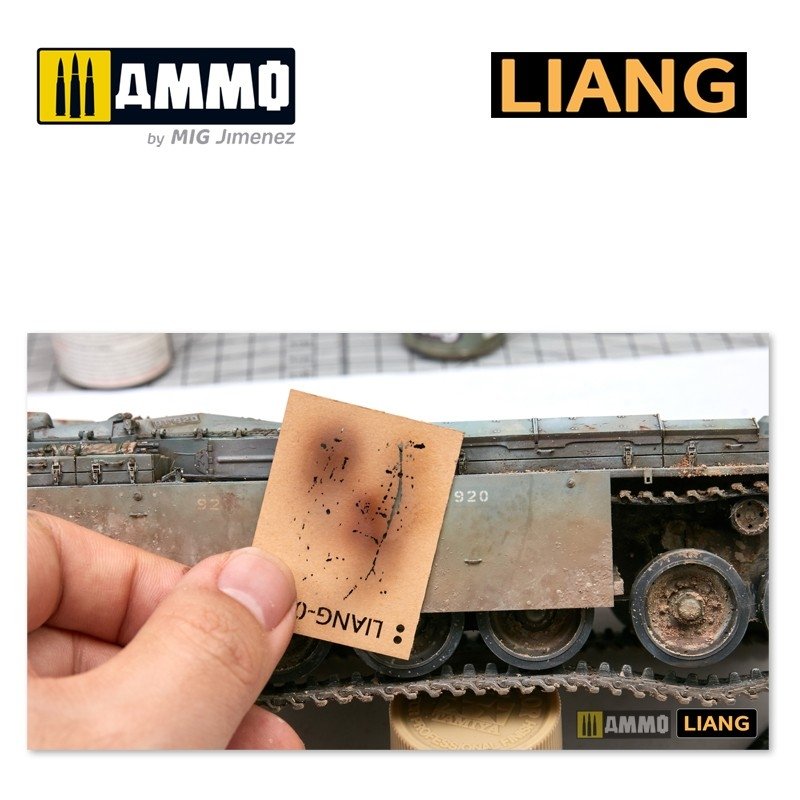 Liang 0001 Weathering Airbursh Stencils – Bild 3