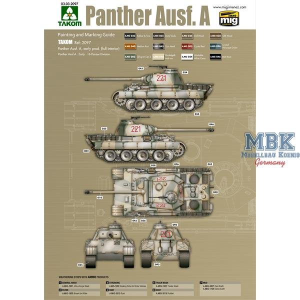 Das Werk DW35009 Panther Ausf.A early 1/35 – imagen 4