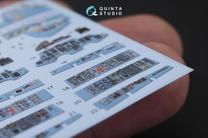 Quinta Studio QD48181 Su-27UB 3D-Printed coloured Interior on decal paper (for KittyHawk kit) 1/48 – Bild 2