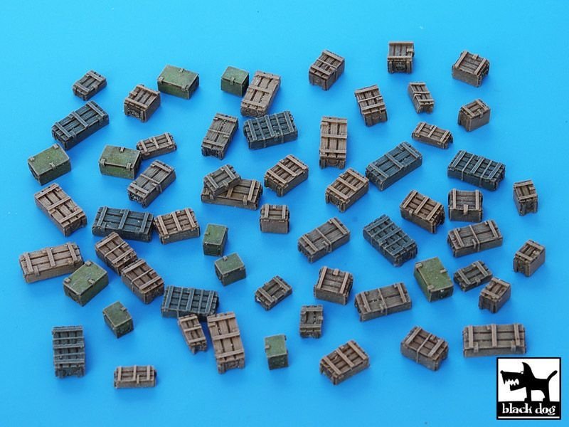 Coffret d'accessoires Black Dog T72026, échelle 1/72