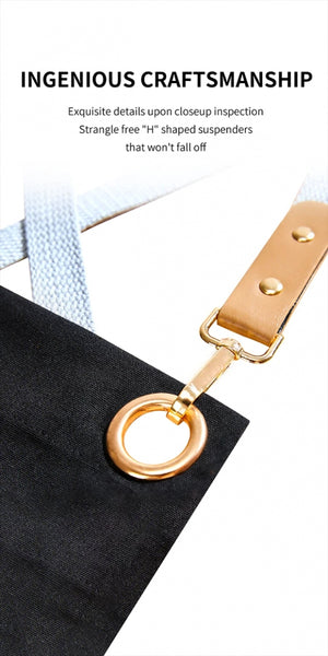 DSPIAE CAN-01 Canvas Working Apron / Płócienny fartuch roboczy – immagine 4