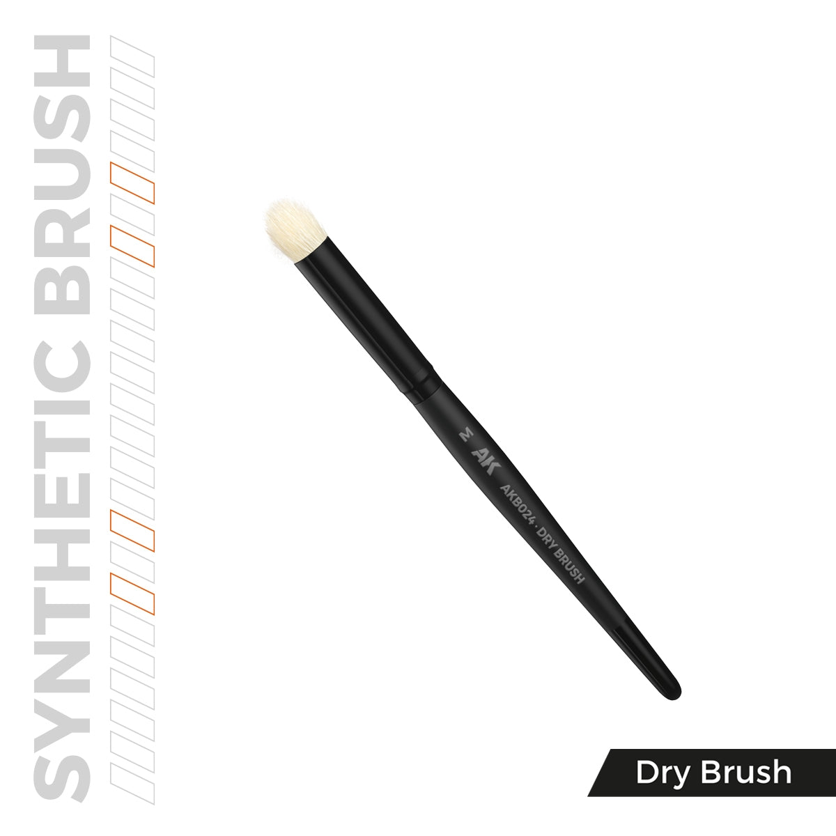 AK Interactive AKB024 AK SYNTHETIC DRY BRUSH – M – immagine 3