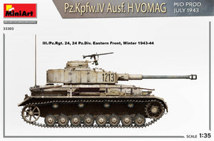 MiniArt 35305 Pz.Kpfw.IV Ausf. H Vomag. MID PROD. JULY 1943. INTERIOR KIT 1/35 – zdjęcie 6