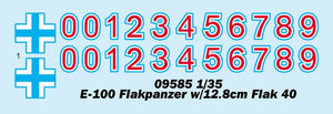 Trumpeter 09585 E-100 Flakpanzer w/12.8cm Flak 40 1/35 – imagen 3