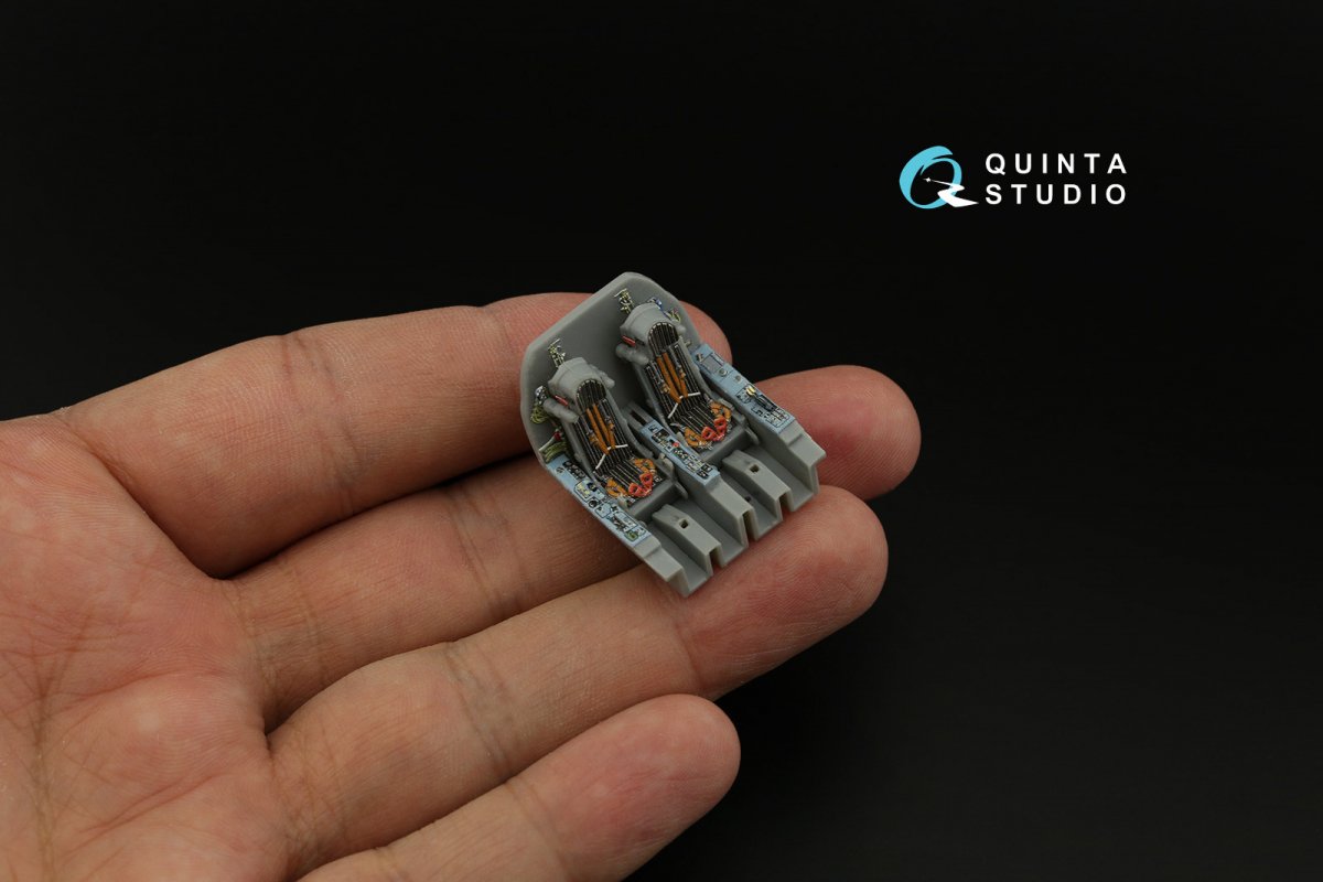 Quinta Studio QD72088 Su-24M 3D-Printed &amp;amp; coloured Interior on decal paper (Trumpeter) 1/72 – immagine 11