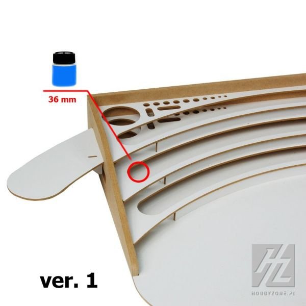 Hobby Zone SDM1b Stolik do malowania (farby 36mm) – imagen 2