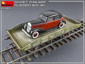 MiniArt 35303 Soviet Railway Flatbed 16,5-18t 1/35 – Bild 14