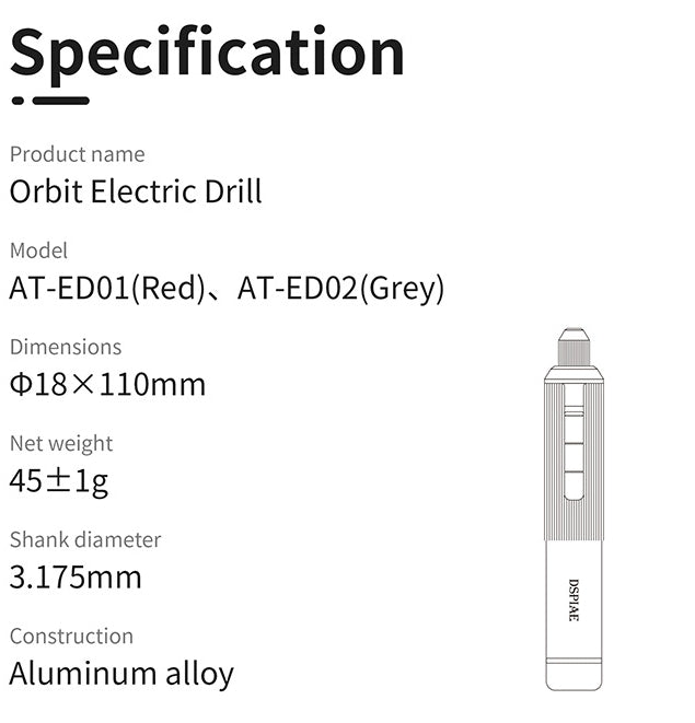 DSPIAE AT-ED01 Orbit Electric Drill