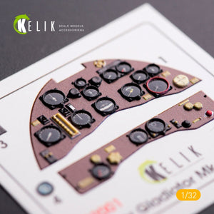 KELIK K32001 GLOSTER GLADIATOR MK.II INTERIOR 3D DECALS FOR ICM KIT 1/32 – Bild 2