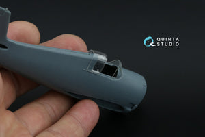 Quinta Studio QC72008 F6F-3/5 Hellcat vacuumed clear canopy (Eduard) 1/72 – zdjęcie 3