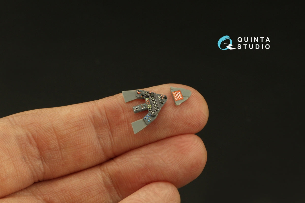 Quinta Studio QD72090 Fw 190D 3D-Printed &amp;amp; coloured Interior on decal paper (IBG models) 1/72 – immagine 3