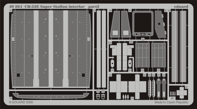 Eduard 49364 CH-53E interior 1/48 Academy – image 4
