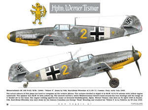 Kagero 15034 Messerschmitt Bf 109s over the Mediterranean Part I (kalkomania/decals) EN/PL – immagine 4