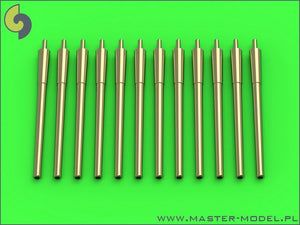 Master SM-700-051 USN 14in/50 (35,6 cm) gun barrels - for turrets with blastbags (12pcs) - New Mexico (BB-40) and Tennessee (BB-43) classes 1/700 – Bild 2
