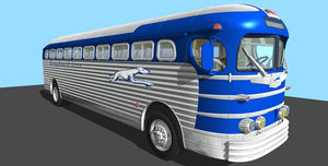 Roden 816 GMC PD3701 Silverside Bus &amp;quot;Greyhound Lines&amp;quot; 1/35 – zdjęcie 6