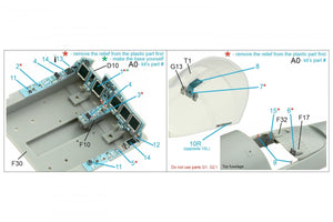 Quinta Studio QDS-48071 Su-34 3D-Printed &amp;amp; coloured Interior on decal paper (HobbyBoss) (small version) 1/48 – Bild 12