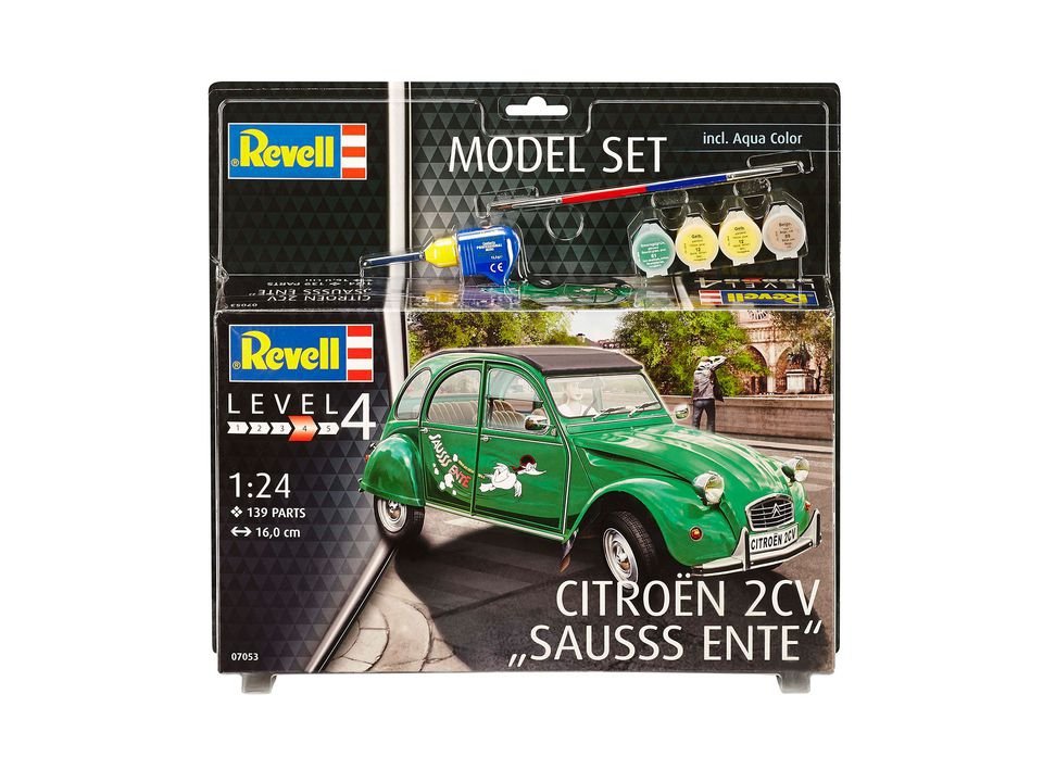 Revell 67053 Citroen 2CV Sauss Ente Model Set 1/24