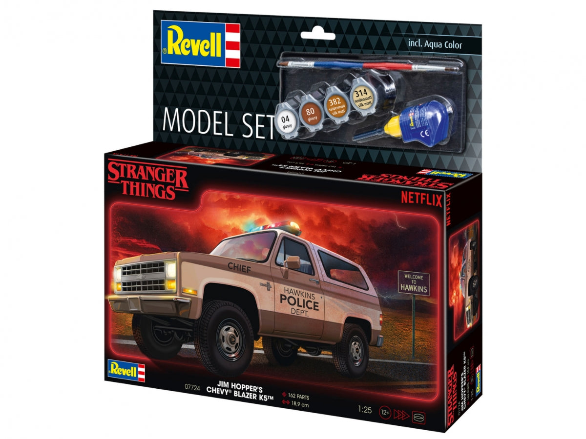 Revell 67724 &amp;#39;Stranger Things&amp;#39; Chevrolet K5 Blazer (Model Set) 1/25 – immagine 4