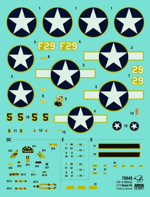 Arma Hobby 70048 F4F-4 Wildcat® Model Kit 1/72 – imagen 4