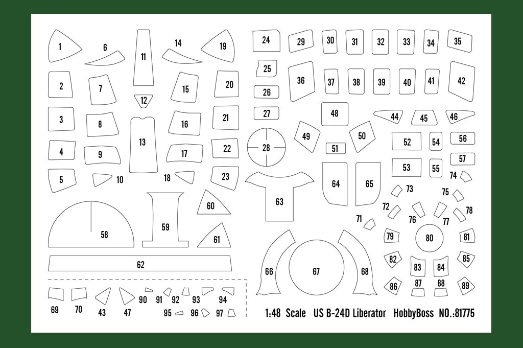 Hobby Boss 81775 US B-24D Liberator 1/48 – zdjęcie 6