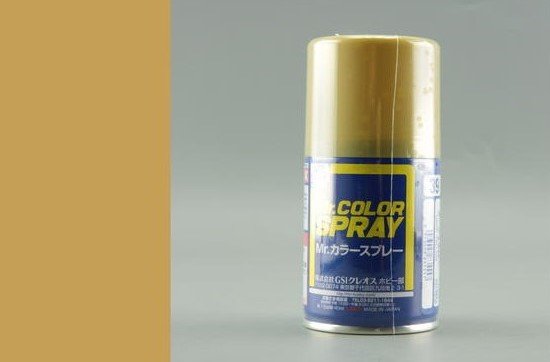 Mr.Hobby S-039 Jaune foncé (Jaune sable) - Spray (plat)
