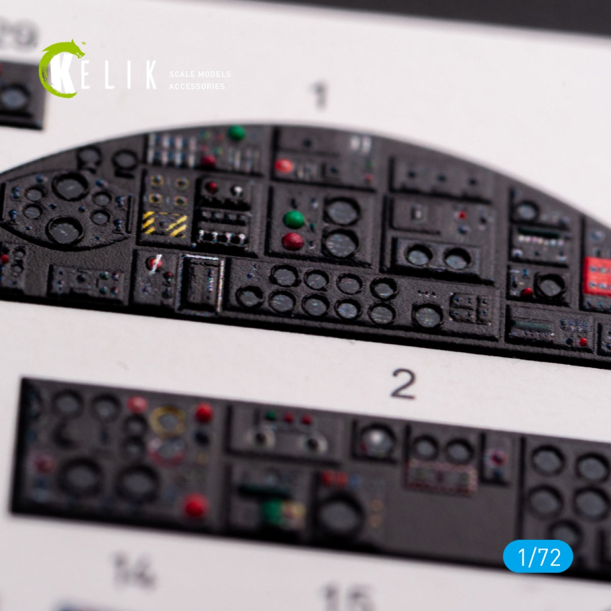 KELIK K72065 Handley Page Victor B Mk2 interior 3D decals for Airfix kit 1/72 – immagine 9