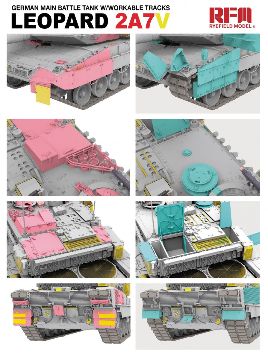 Rye Field Model 5109 Leopard 2A7V 1/35 – immagine 4