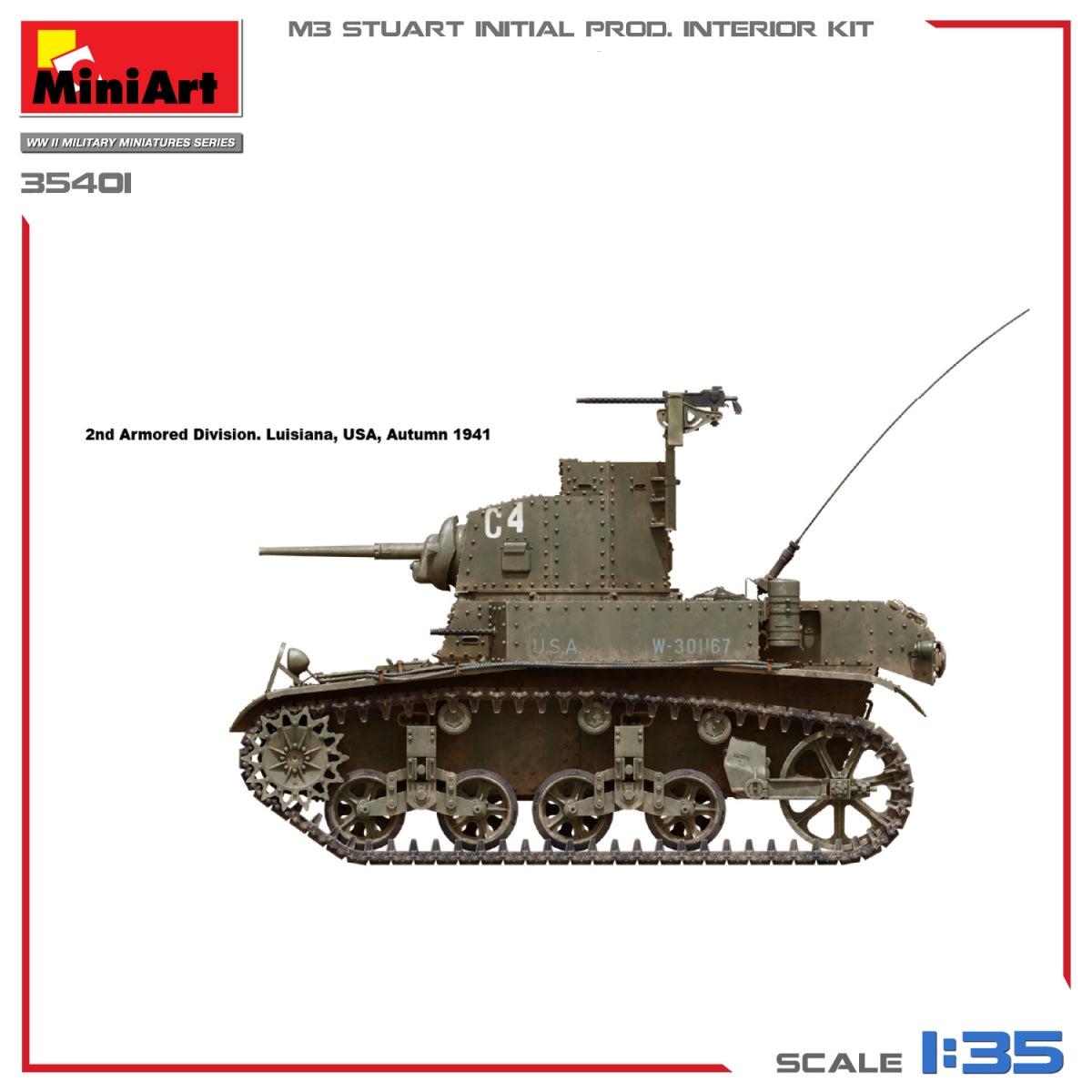 MiniArt 35401 M3 STUART INITIAL PRODUCTION 1/35 – Bild 11