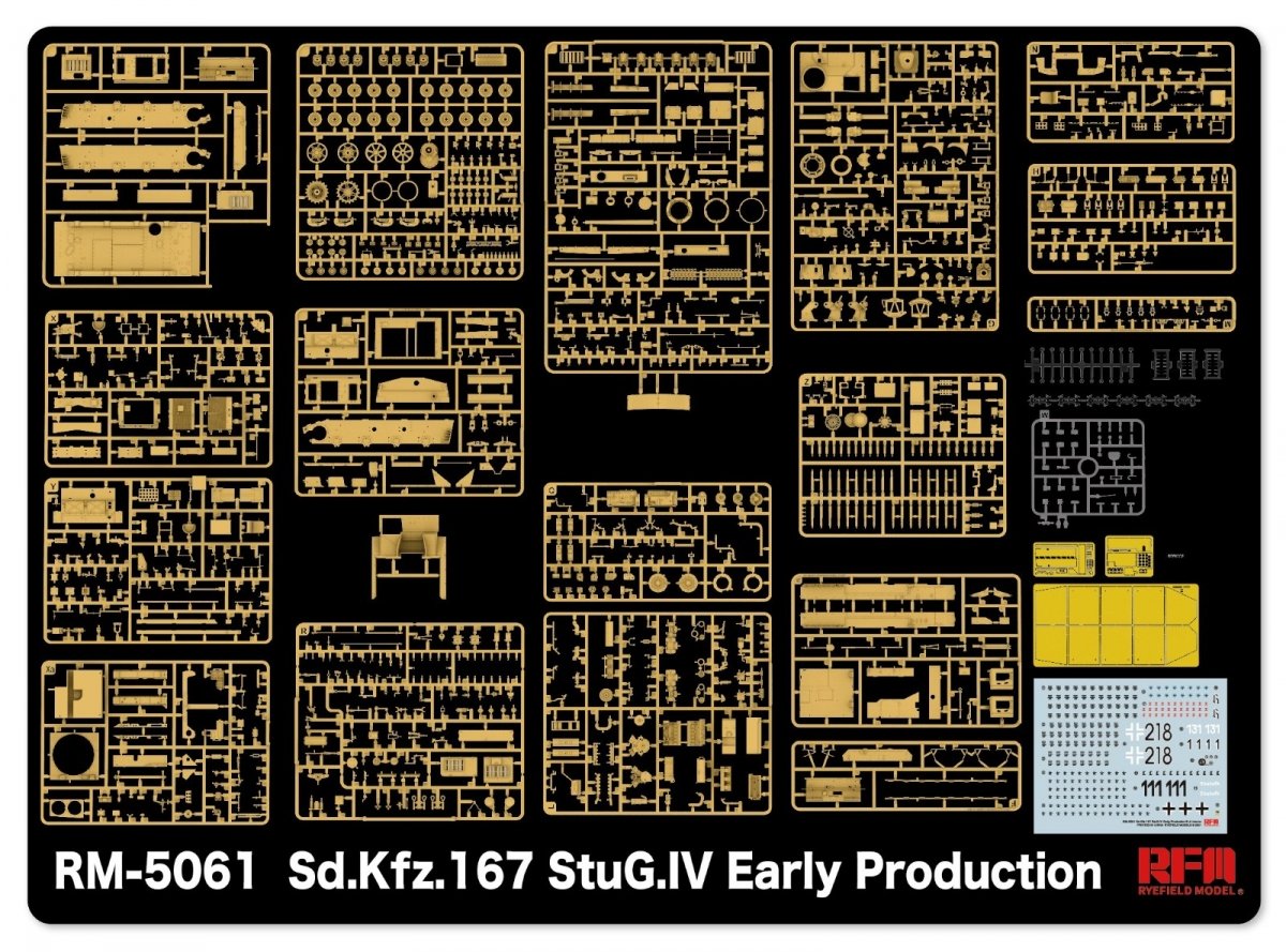 Rye Field Model 5061 Sd.Kfz.167 StuG.IV Early Production w/full interior &amp;amp; workable track links 1/35 – zdjęcie 3