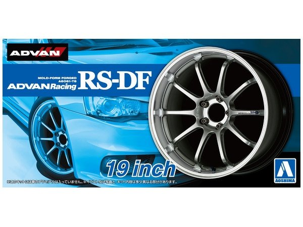 Aoshima 05328 ADVAN Racing RS-DF 19 inch 1/24