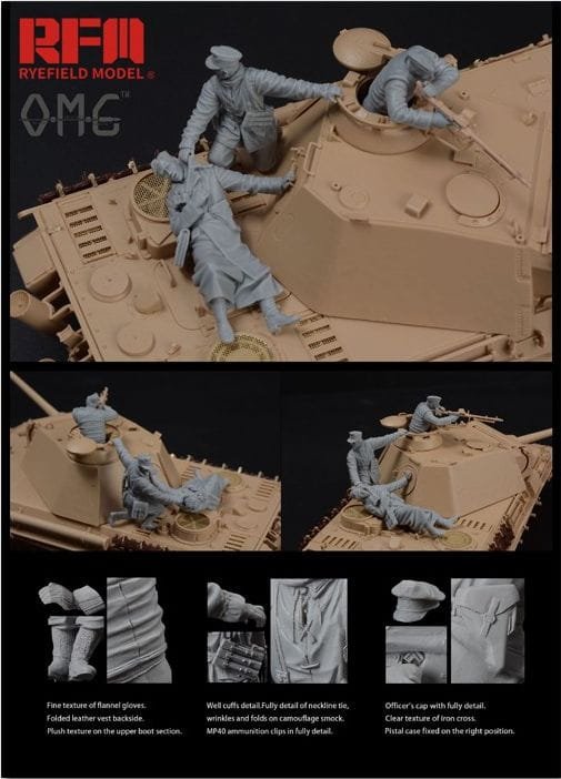 Rye Field Model OM35001 Figure Set for Panther G Late 1/35 – immagine 2