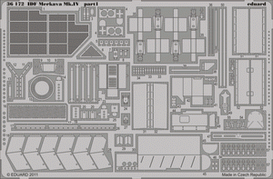 Eduard 36172 Tsahal Merkava Mk. IV 1/35 Patron de passe-temps