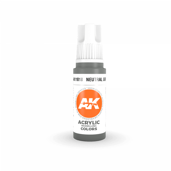 AK Interactive AK11018 Gris neutre 17 ml – image 2