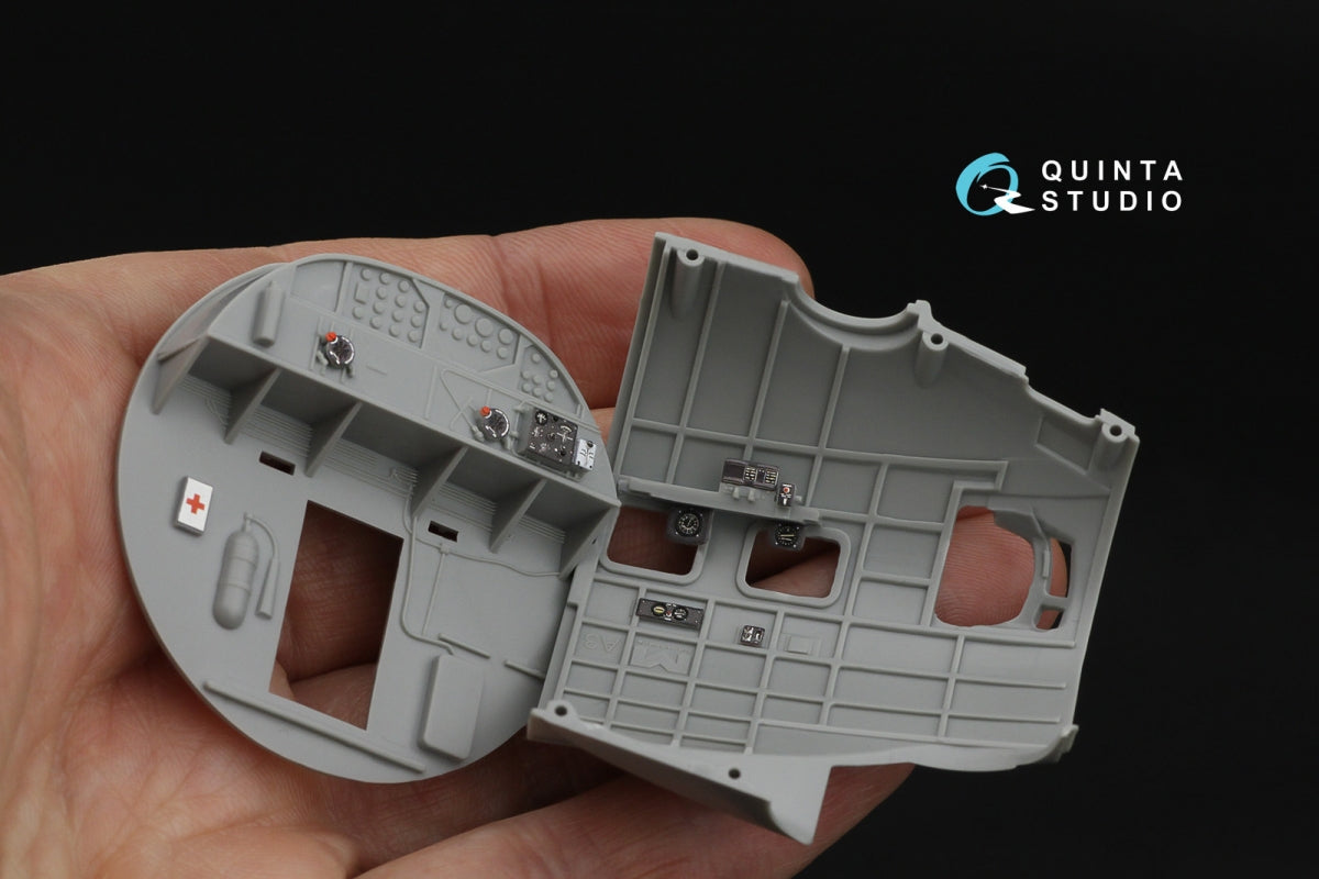 Quinta Studio QDS-48561 Boeing B-17G 3D-Printed &amp;amp; coloured Interior on decal paper (HK models) (small version) 1/48 – zdjęcie 10