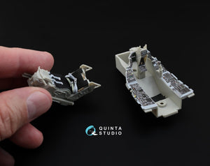 Quinta Studio QD32003 F-16C 3D-Printed &amp;amp; coloured Interior on decal paper (for Tamiya kit) 1/32 – immagine 9